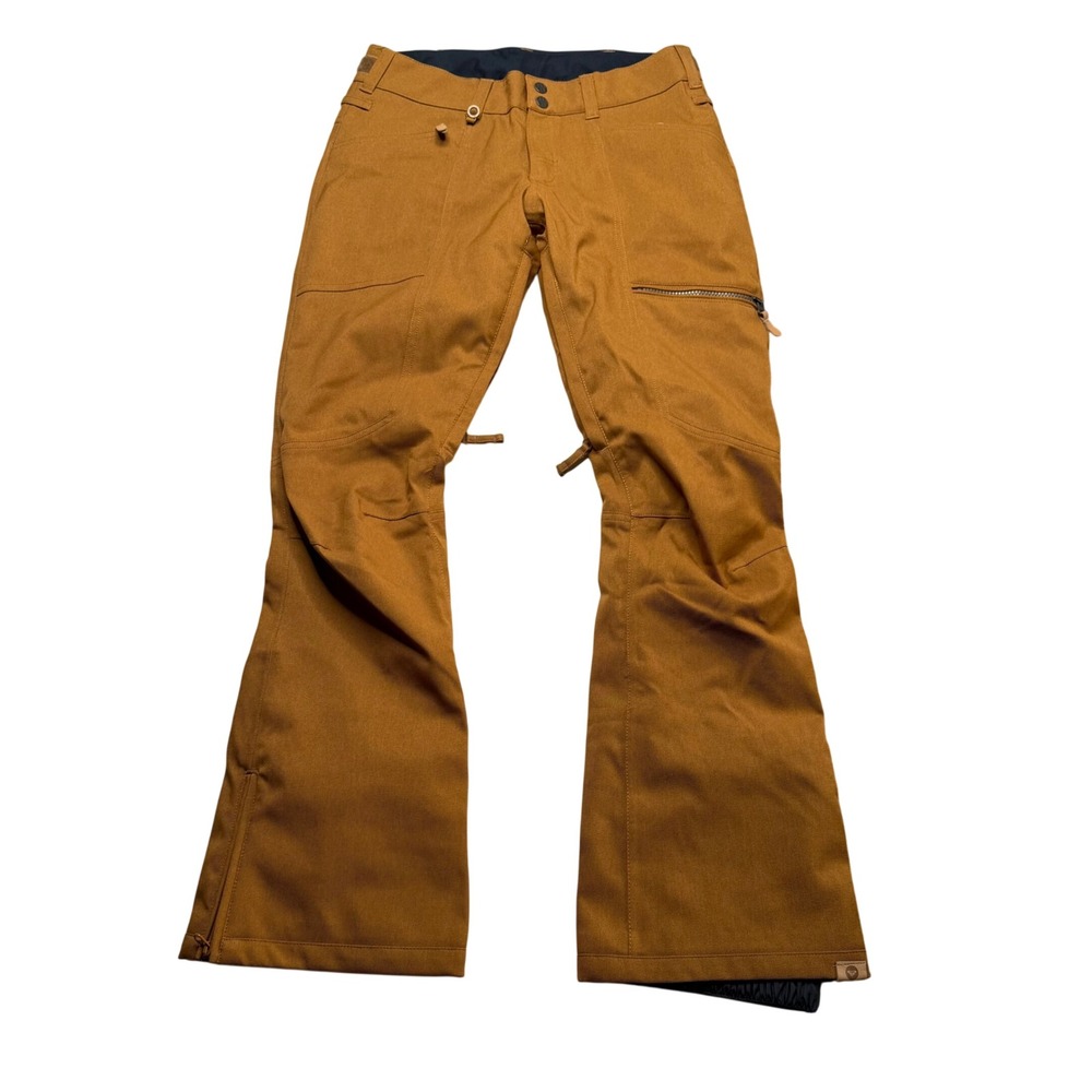 ROXY Cabin Snow Pants Brown Dry Flight 10K Insulated Women's Size Small
